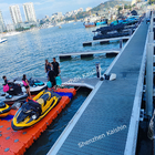 Maintenance Free Aluminum Floating Dock Floating Water Deck Platform Yacht Marine Pier Floating Bridges Decking