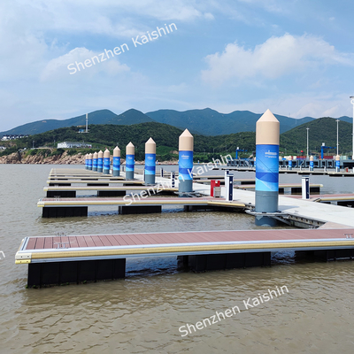 T6061 Aluminum Marine Floating Platform UV Resistant Floating Pontoon Bridge