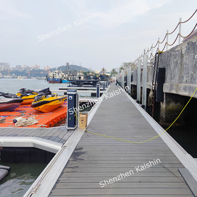 Marine HDPE Aluminum Floating Docks Boat Float Pontoon Pier Dock