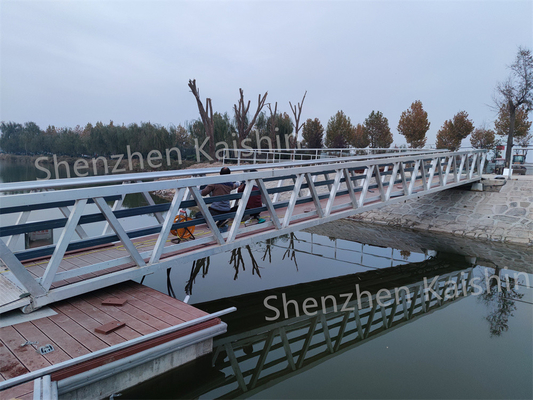 6061 T6 Anodised Aluminum Gangway Ramps Floating Dock Aluminum Gangways