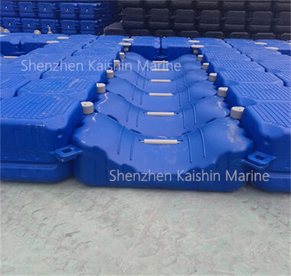 HDPE Marine Floating Dock 500x500x400mm Cube Core for Corrosion Resistance