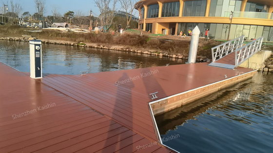 Marine Aluminum Floating Dock Marine Floating Pontoon Yacht Pier