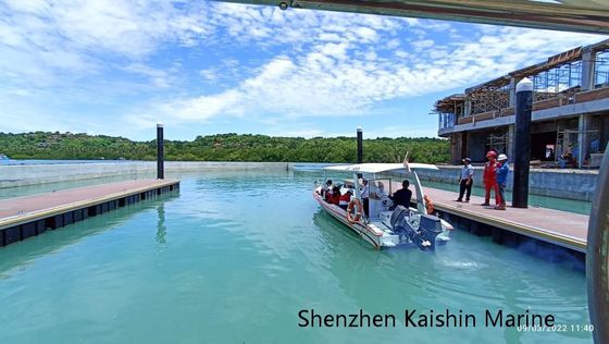 Corrosion Resistant Durable Low Maintenance Marine Floating Dock With PE Floats