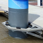 Marine Grade Floating Dock Pile Guide Aluminum Pile Guide For Floating Dock