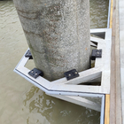 Kaishin Floating Dock Pile Guide Floating Docks / Aluminum Pile Guide Rubber Roller Pile Cap