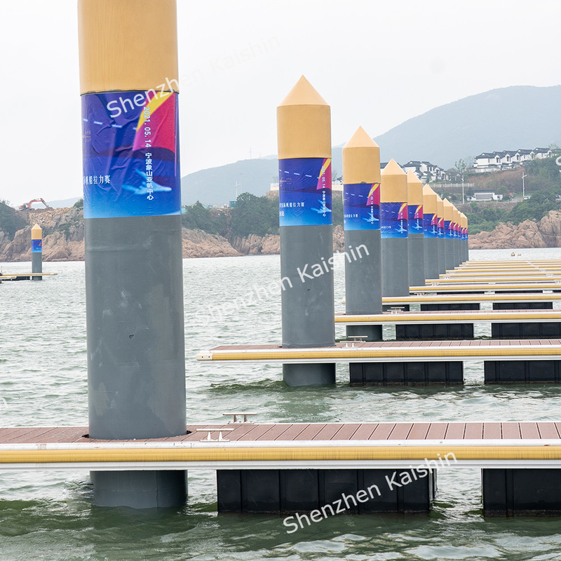 Fireproof Marine Floating Dock WPC Decking Aluminum Floating Pontoon Dock