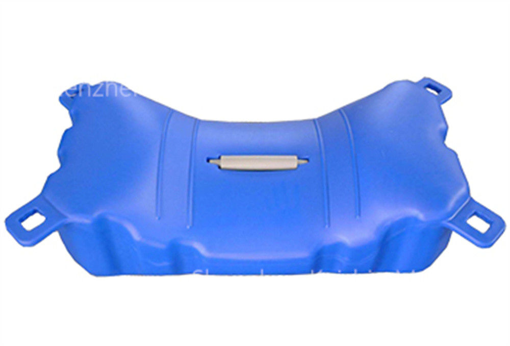 Low Maintenance 500x500x400mm Modular Floating Dock with 350 Kg Load Capacity UV Stabilized Non-slip Surface