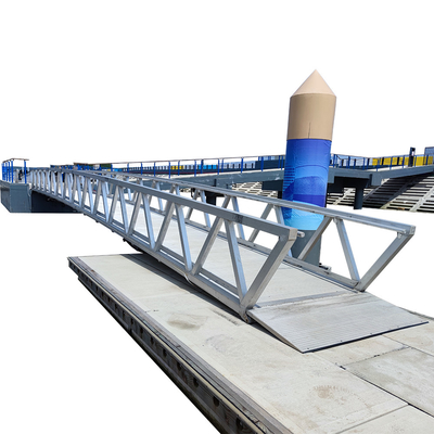 Einfache Installation Marine Aluminium Gangways Rampen für schwimmende Pontoon Marina Dock Verwendung