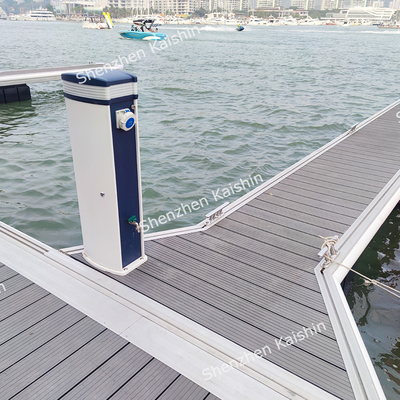 Spezialanfertigung Aluminium Fingersteg für Marinas mit rutschfester Oberfläche