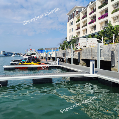Anpassbare, tragbare Aluminium-Schwimmdocks mit Gummifender für schwimmende Pontons für Yachten im Marinebereich