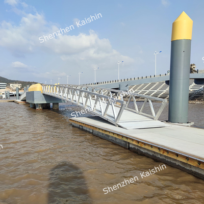 Marine Aluminium Gangway mit 1,1 m Handrail 400 kg Tragfähigkeit