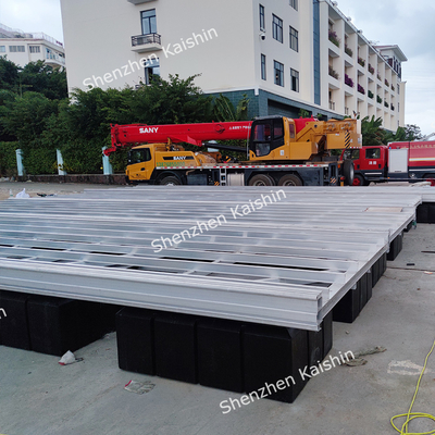 Kundenspezifisches schwimmendes Yachtdock aus Aluminiumlegierung 6061 T6 für Marina-Ufer