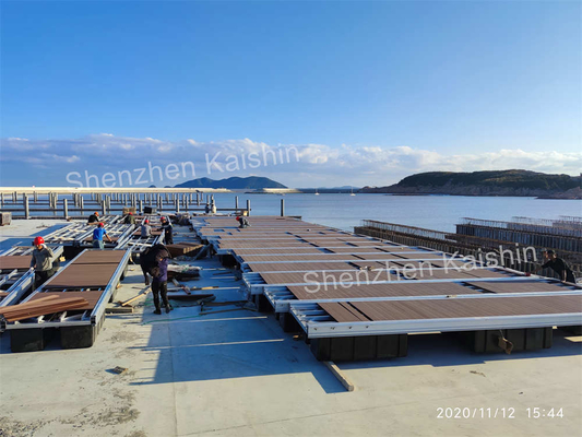 Flottende Docks aus Marina-Aluminium mit 316 Edelstahl-Klett für Flottungspontone