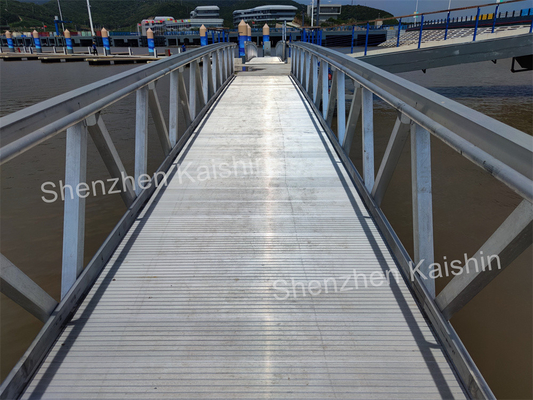 Marine Aluminium Gangway mit 400kg Tragfähigkeit und 1,1m Handlauf