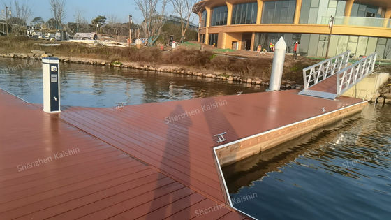 Finger-Schwimmdock-Entwurfs-Marine Aluminum Structure-HDPE Schwimmdock-Pier