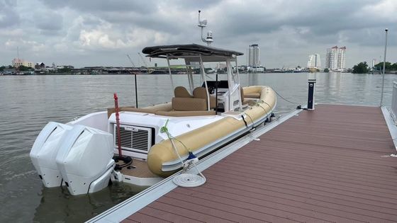 Hochstabiles Aluminium-Floating Dock mit modularer Verbindung und Aluminiumlegierung 6061-T6