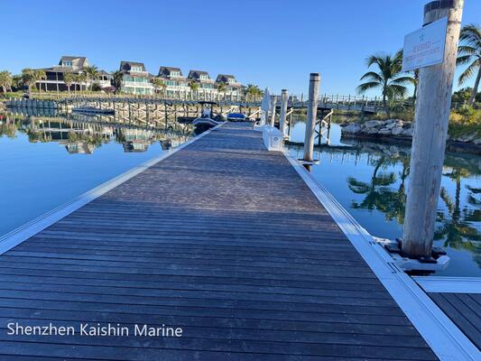 Marine-Grade Aluminiumlegierung 6061 T6 Finger Dock mit korrosionsbeständiger rutschfeste Oberfläche für Marina und Hafen